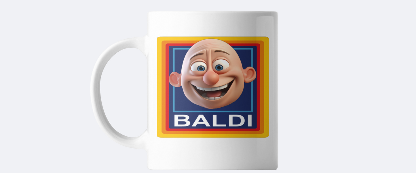 Baldi coffee mug