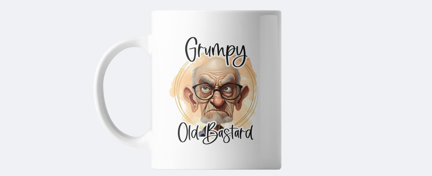 Grumpy old bastard coffee mug