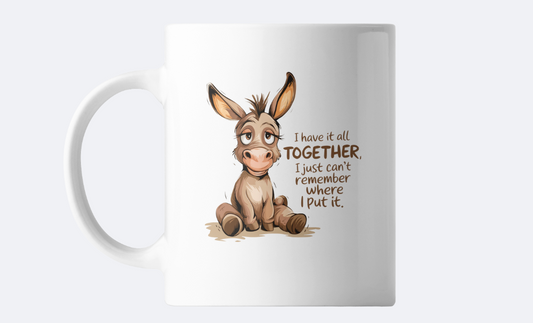 Funny donkey mug