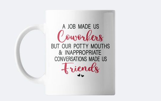 Coworker friends mug