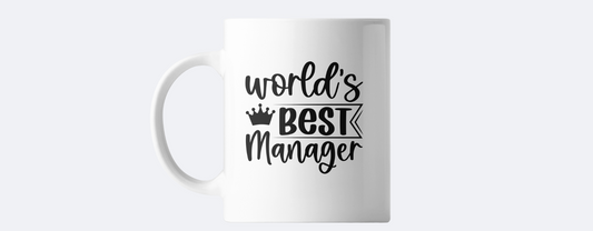 World's best manager coffee mug