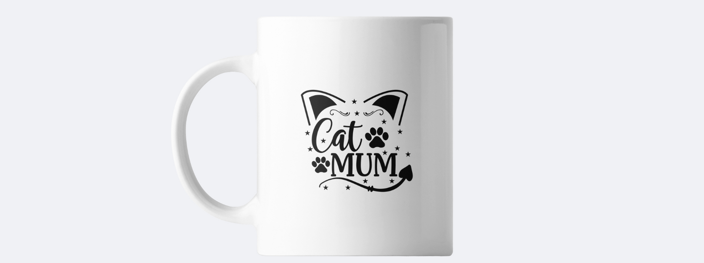 Cat mum coffee mug