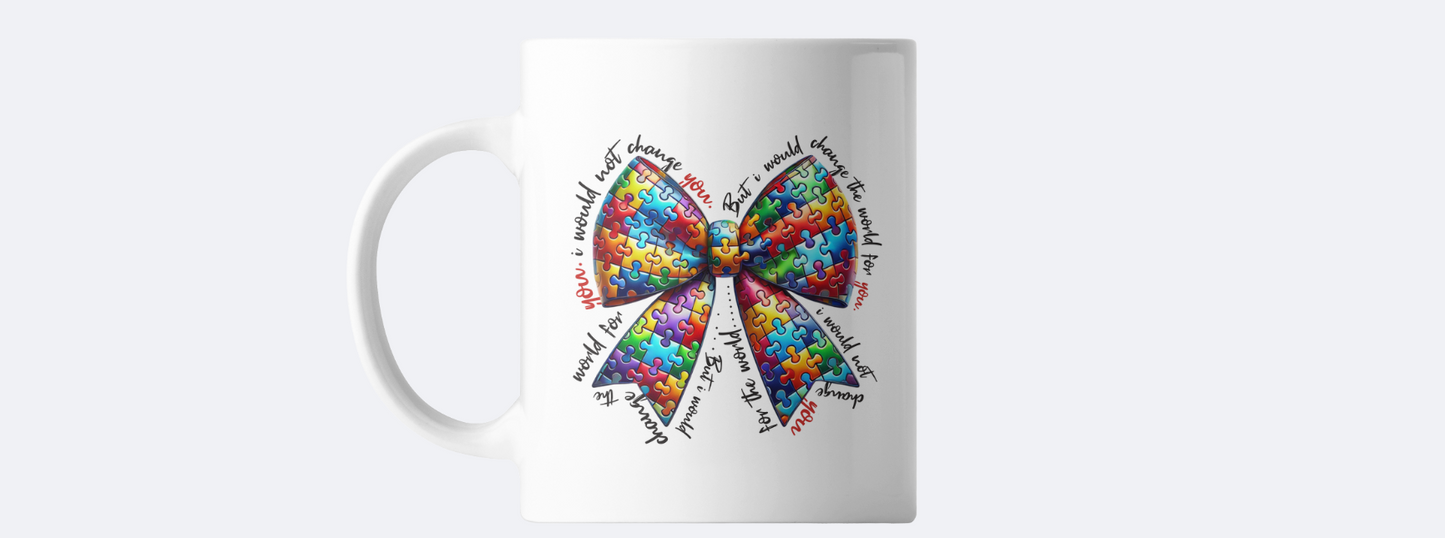 Autism awareness coffee mug