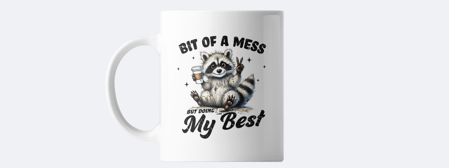 Bit of a mess but doing my best coffee mug