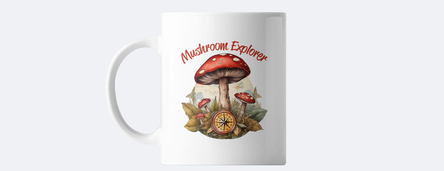 Mushroom Explorer coffee mug