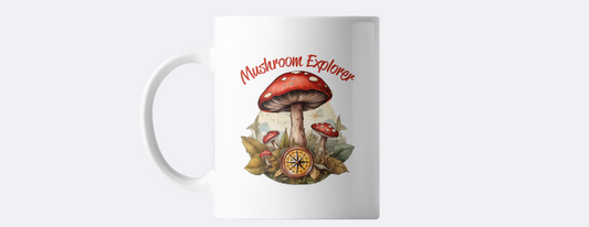Mushroom Explorer coffee mug