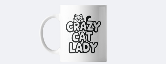 Crazy cat lady coffee mug