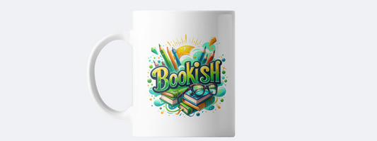Bookish coffee mug