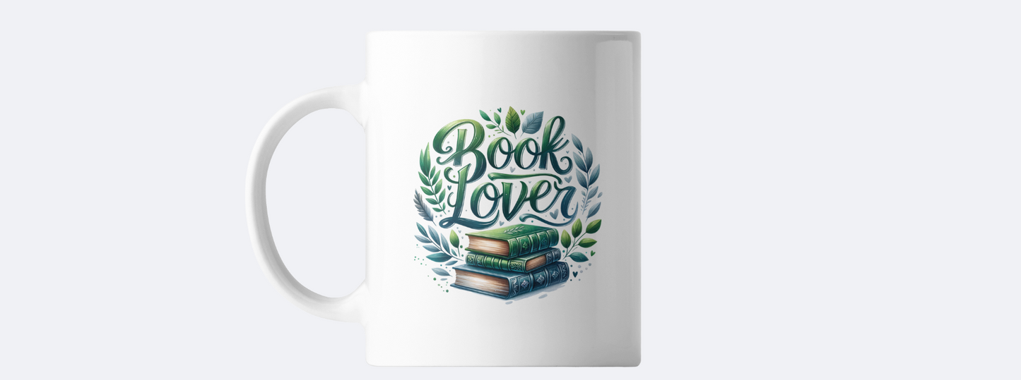 Book lover coffee mug