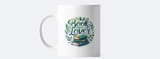 Book lover coffee mug