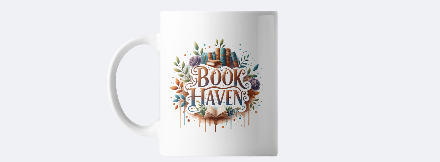 Book haven coffee mug
