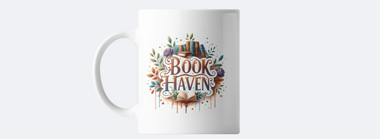 Book haven coffee mug