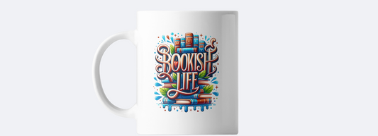Bookish life coffee mug