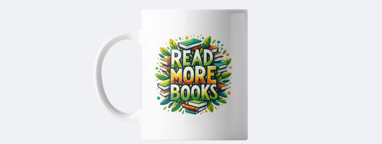 Read more books coffee mug