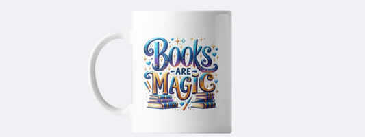 Books are magic coffee mug