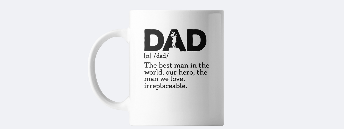 Dad - best man in the world coffee mug