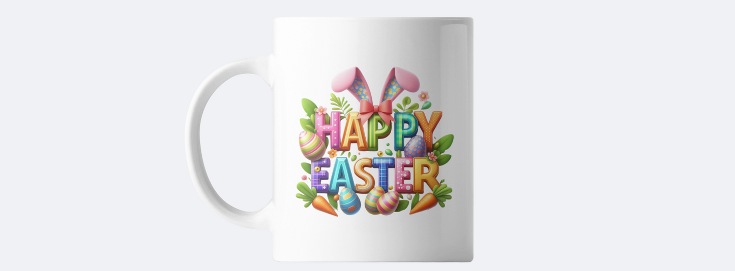 Happy easter coffee mug