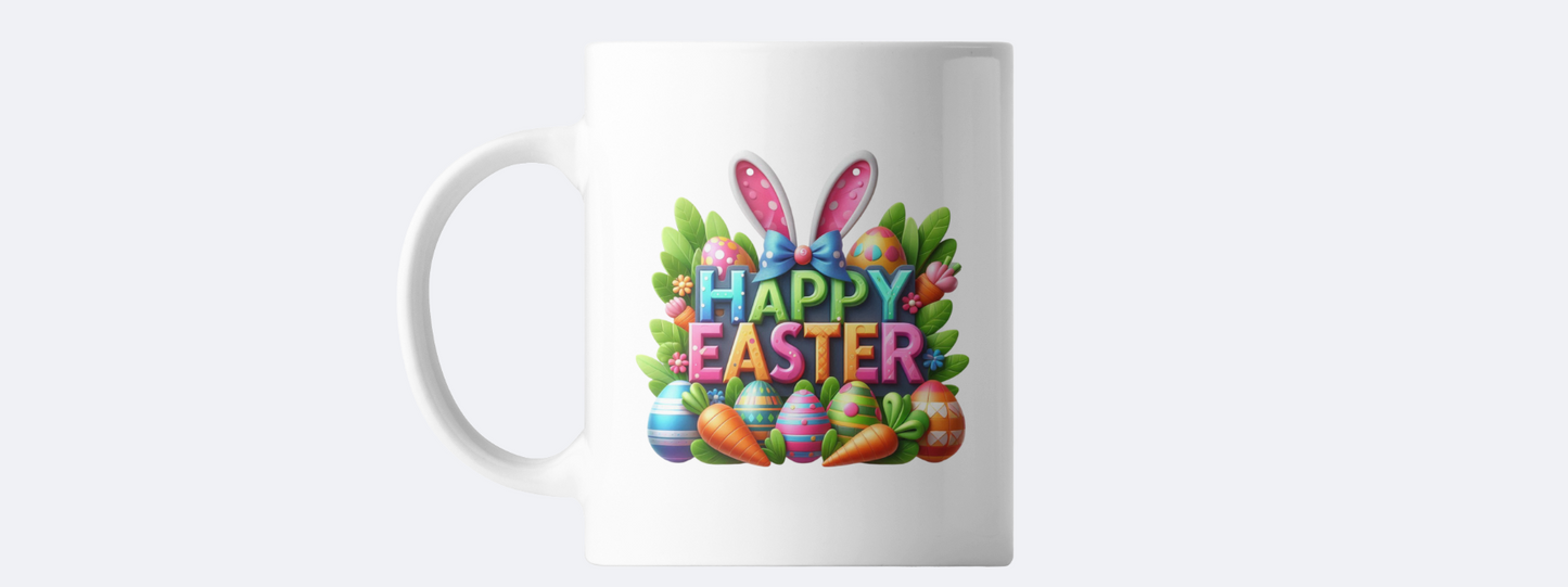 Happy easter coffee mug
