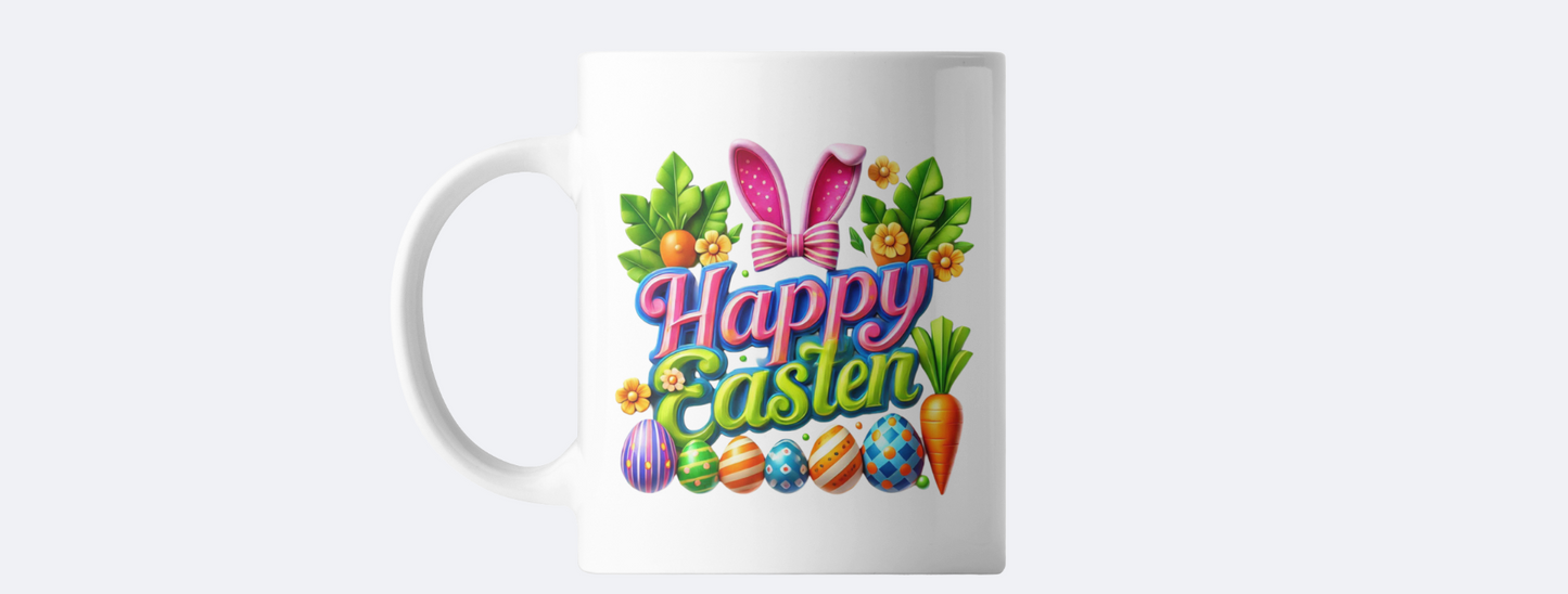 Happy easter coffee mug