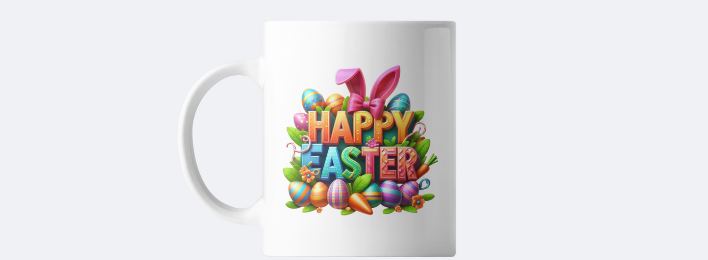 Happy easter coffee mug