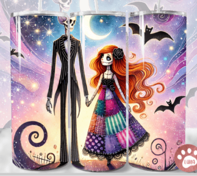 Nightmare before Christmas 20 oz tumbler