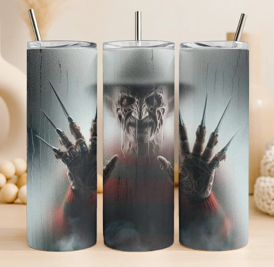 Freddy kruger 20 oz steel tumbler