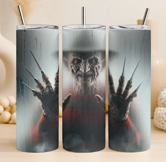 Freddy kruger 20 oz steel tumbler