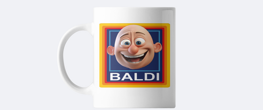 Baldi coffee mug